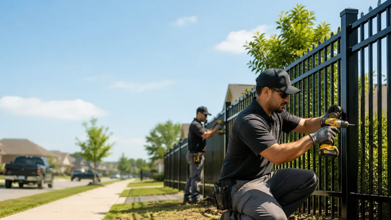 Metal Fence Installation in Salem, IL